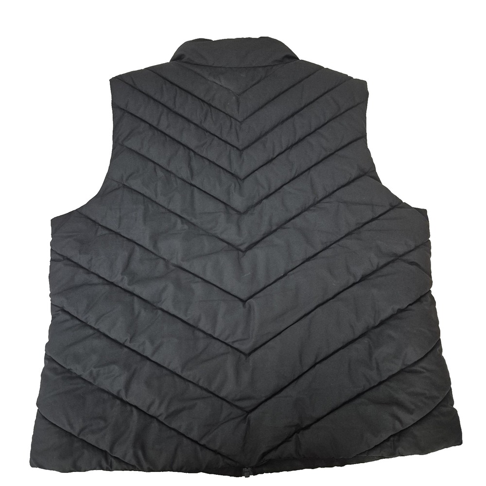 GAP Vest Mens 2XL Black Warmest Puffer True Black V2 Quilted FA19 XXL - Picture 2 of 9